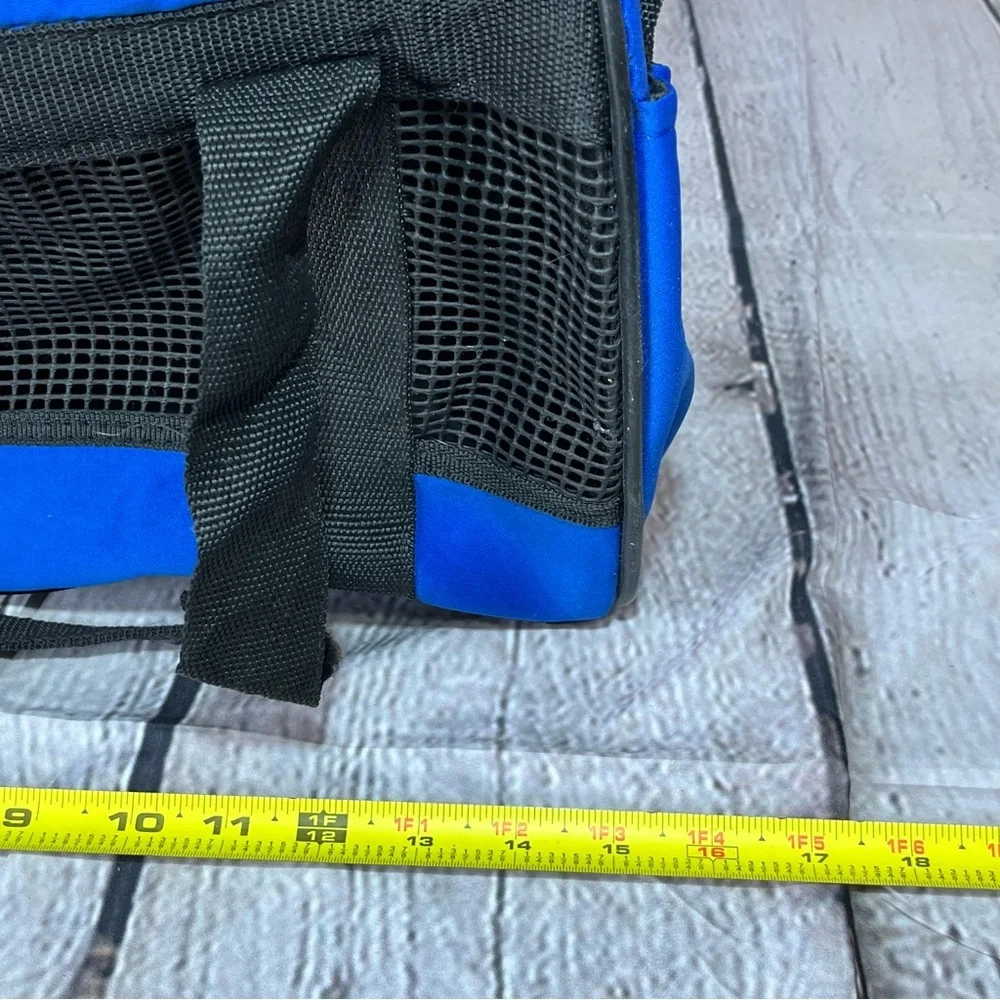Fashion Pet Comfortable Travel Pet Carrier for Cats Small Dogs Blue Vented NWT